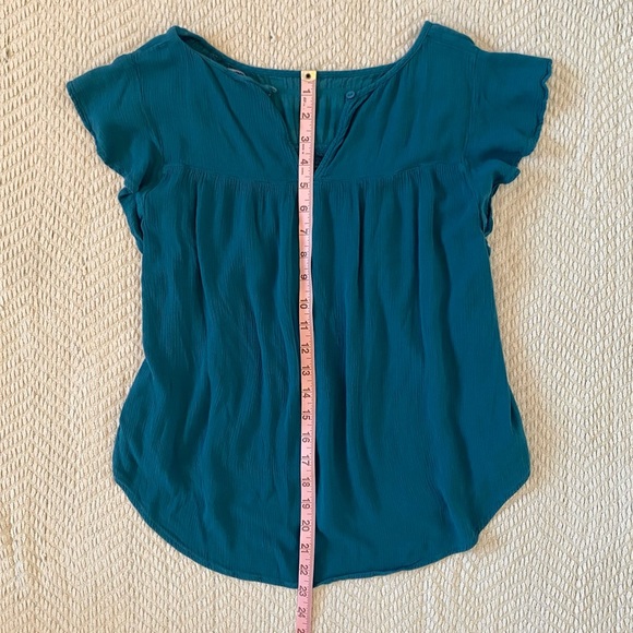 George Blue Flowy Top - Picture 5 of 11